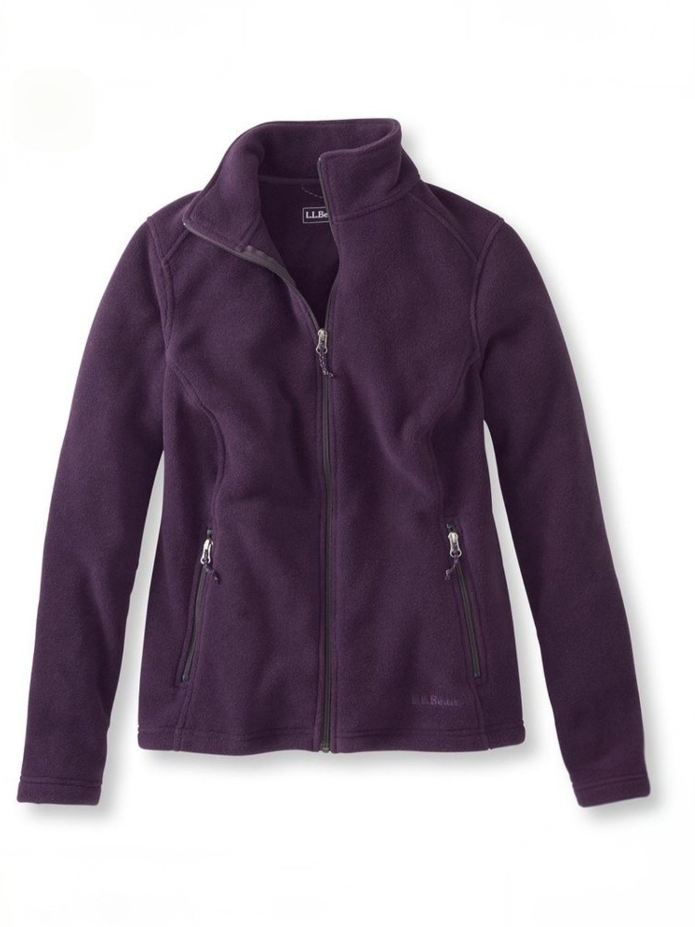 L.L. Bean Women's Full-Zip Fleece Jacket - Purple Size Small